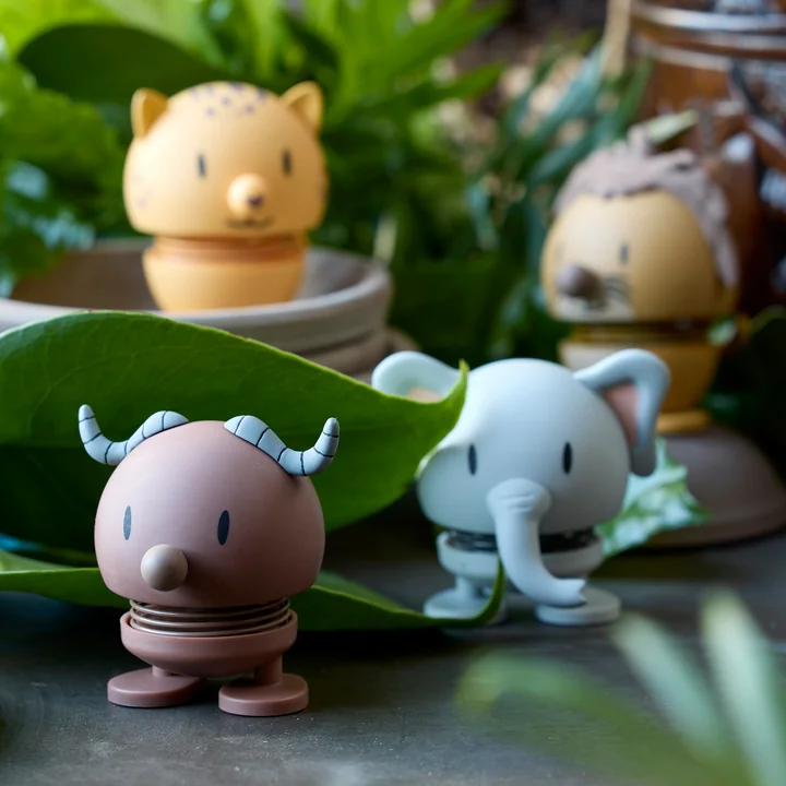 Hoptimist - The Big Five Soft, Elephant, S, grau