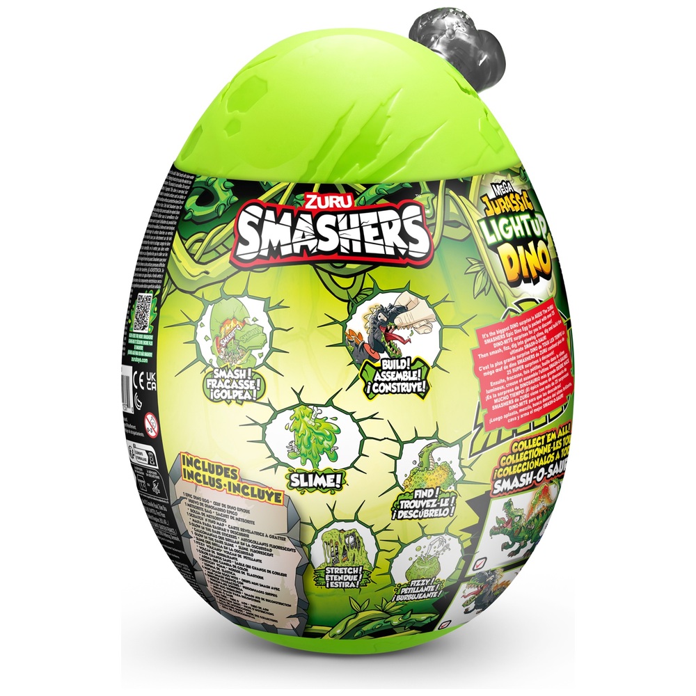 Smashers Mega Jurassic Leucht-Dino-Ei von ZURU