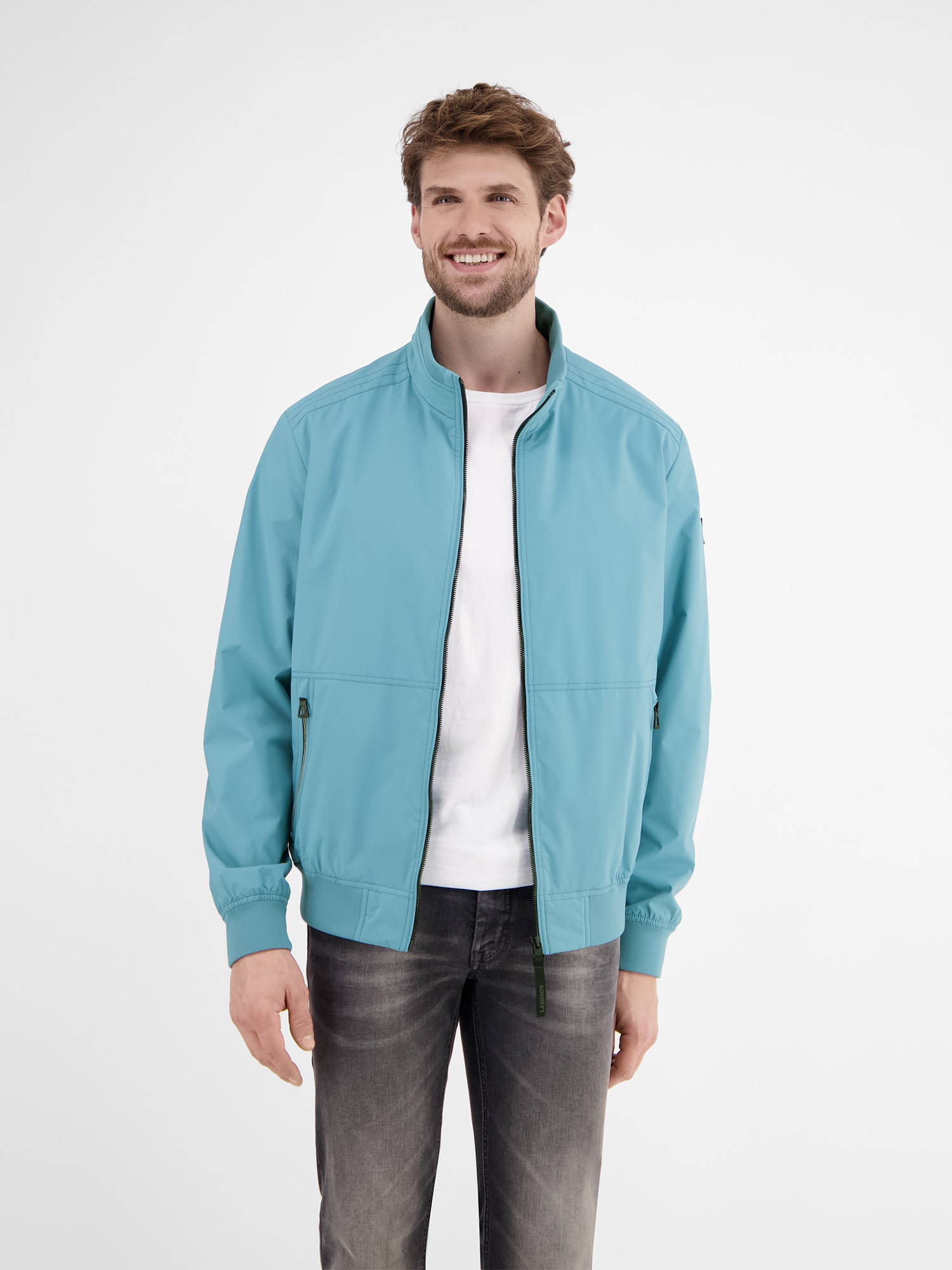 LERROS Blouson »LERROS Wind- und wasserabweisender Herren Blouson« ohne Kapuze Wasser- und windabweisend, atmungsaktiv