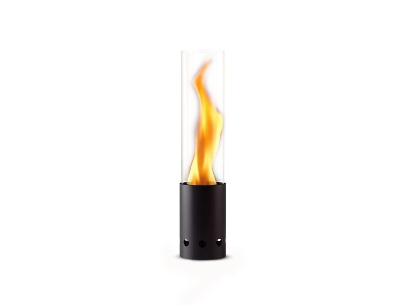 Gardenflare Tischfeuer Schwarz Kompaktes Dekofeuer