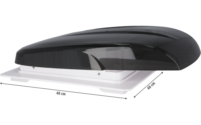 Berger Dachhaube Plus Fan mit Ventilationssystem 12 V 40 x 40 cm