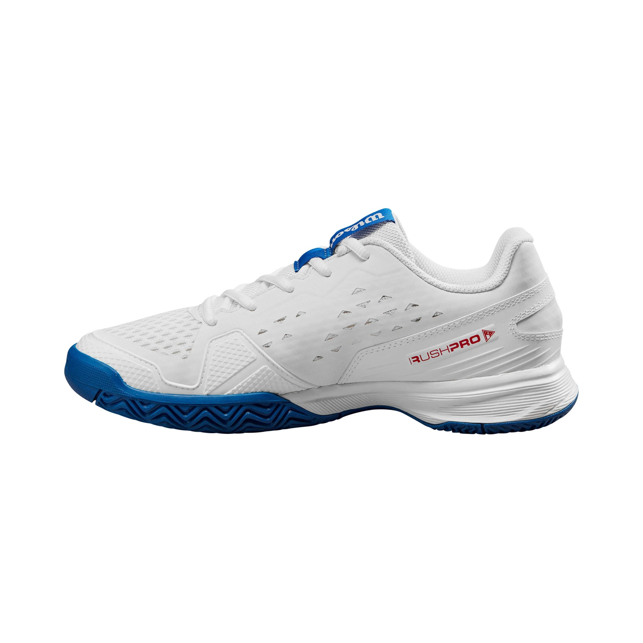 Wilson Rush Pro Chaussures Toutes Surfaces Enfants - Blanc , Bleu