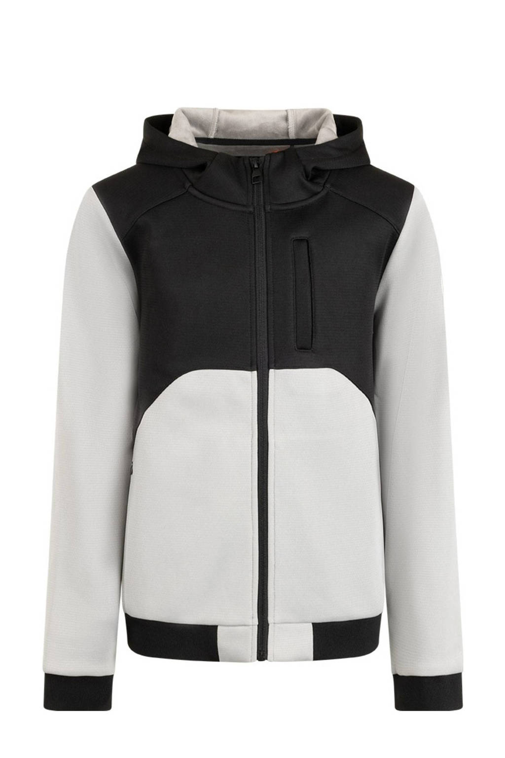 Cruyff fleece vest zwart/grijs