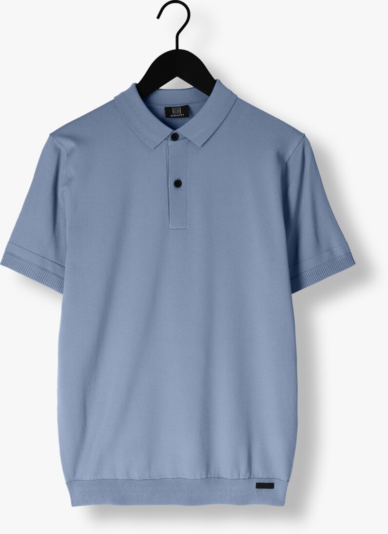 lichtblauwe genti polo polo button ss k2046-1260