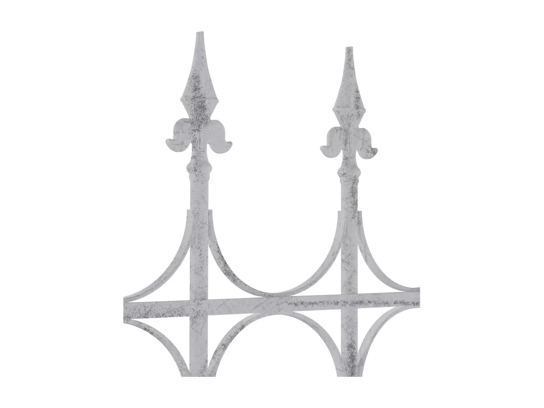 Treillis - Métal - Blanc antique - Flowton
