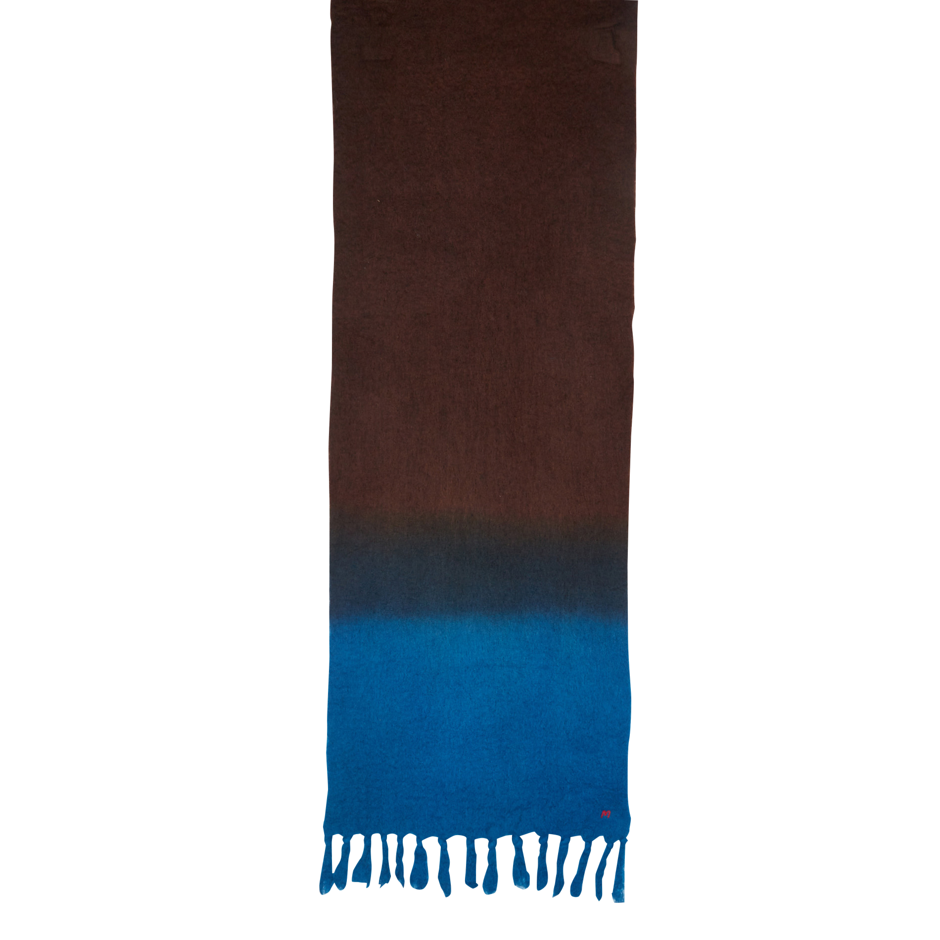 N°698 - Echarpe en laine mélangée | Bleu