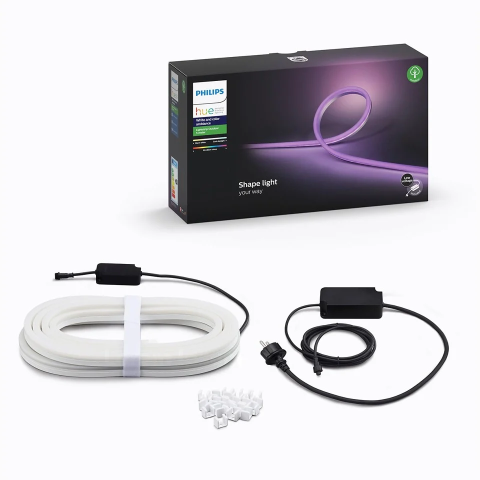 Philips Hue - Lightstrip Outdoor 5m - White & Color Ambiance
