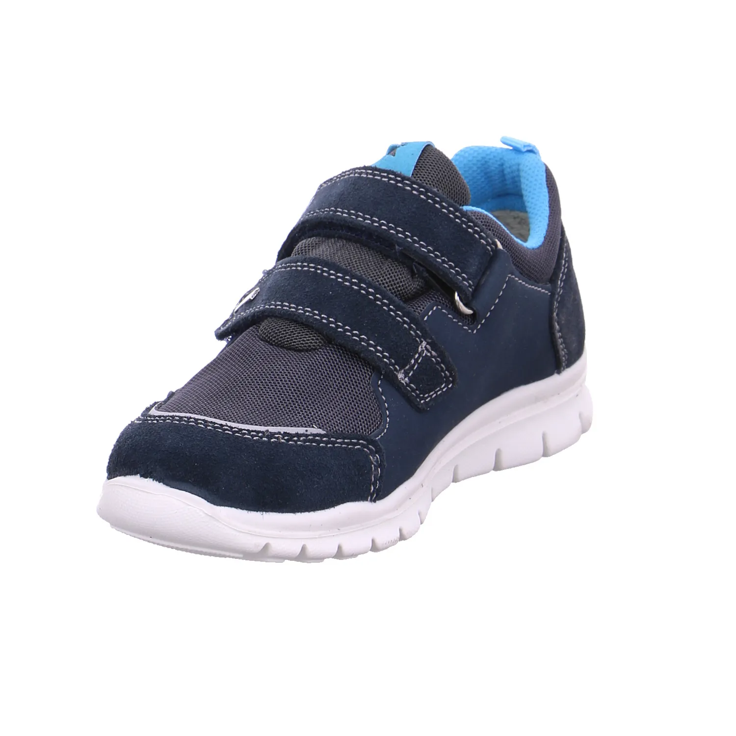 PRIMIGI Jungen-Halbschuh Klett Blau Textil  Sneaker