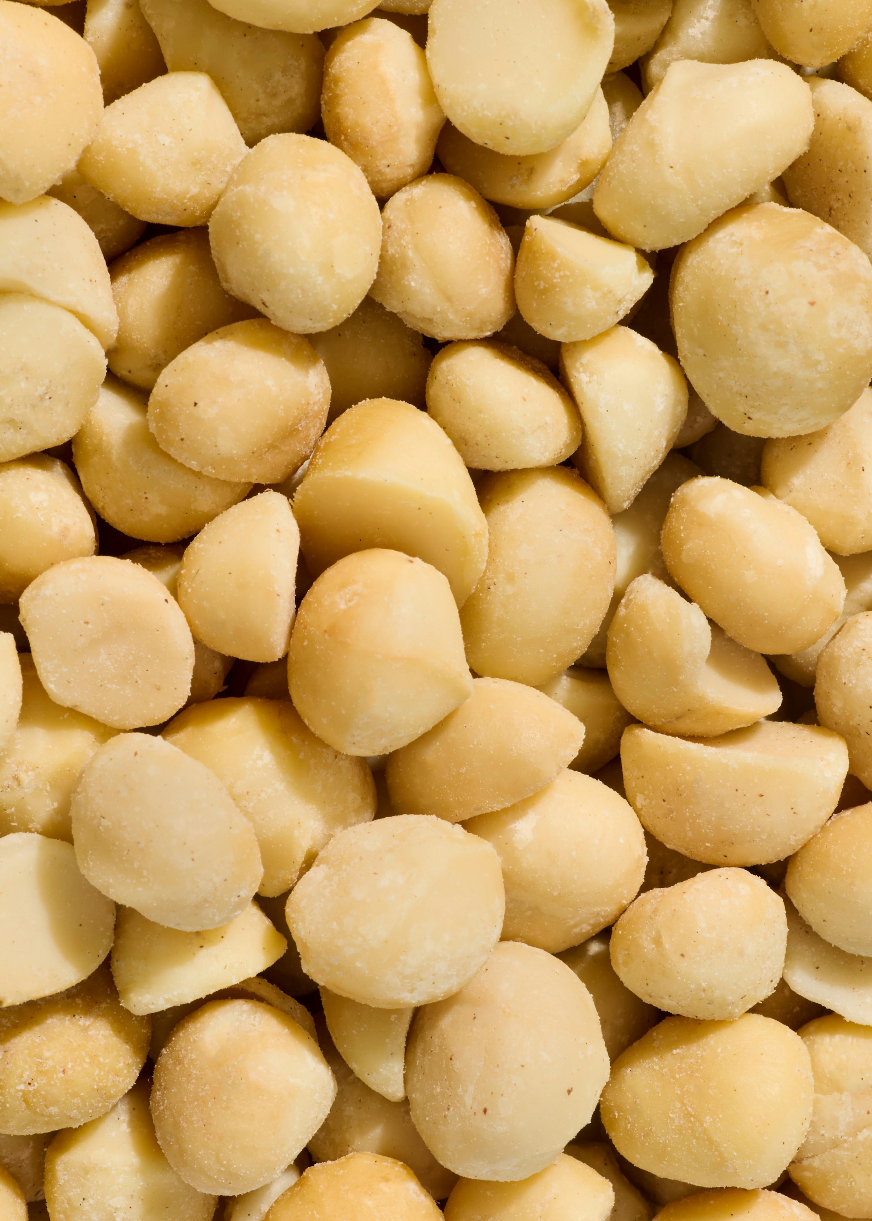 Ganze und halbe Bio Macadamiakerne 500 g