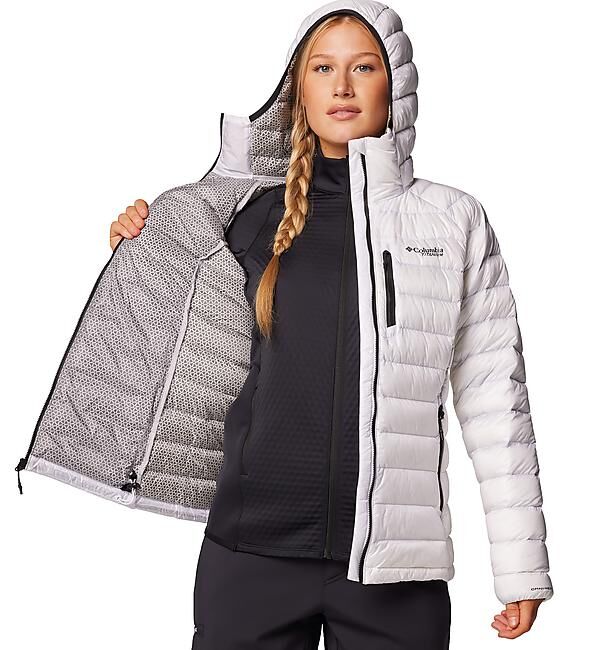 COLUMBIA - DUVET ARCTIC CREST DOWN HOODED JKT W