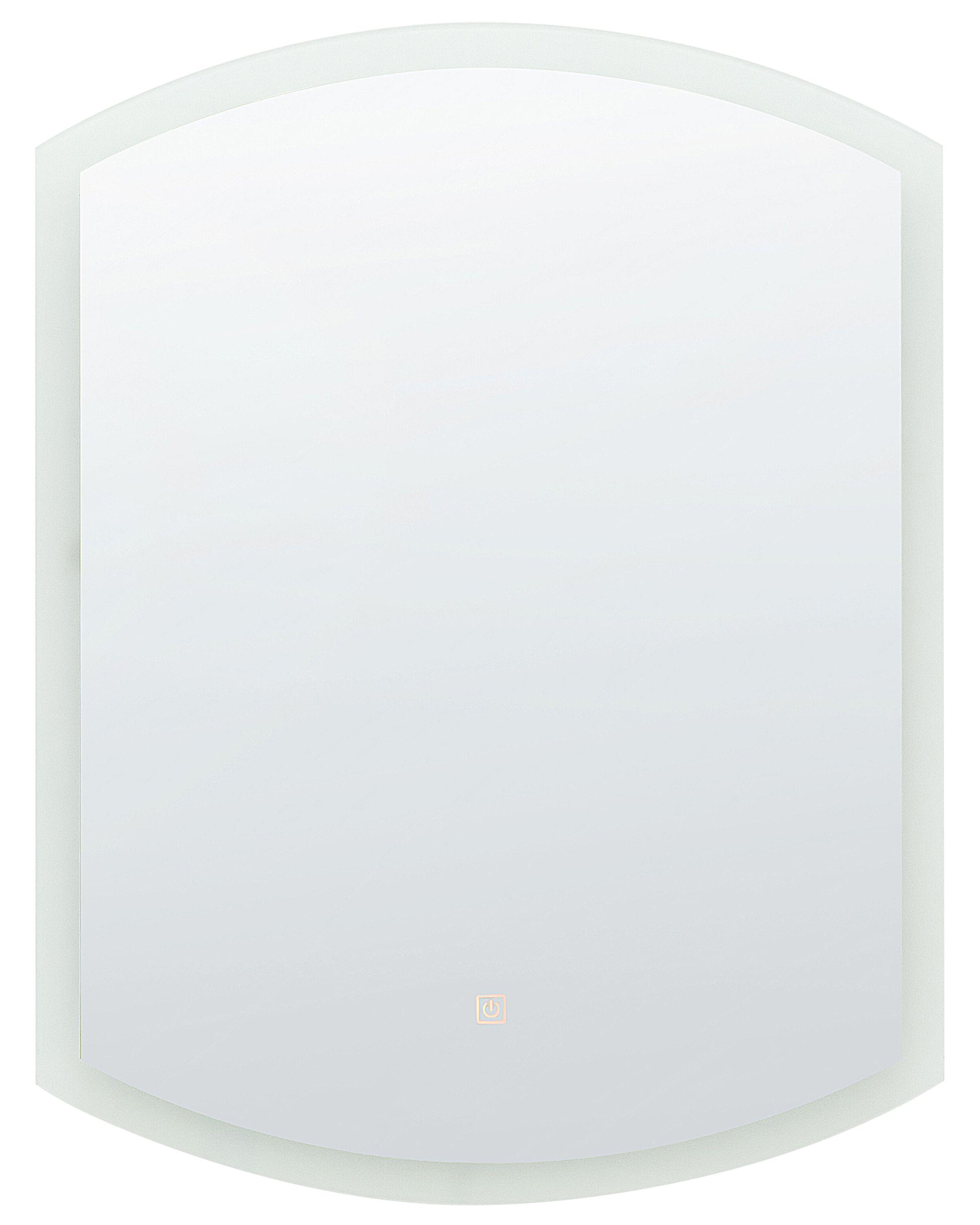 LED badkamerspiegel BEZIERS 60 cm 78 cm Zilver