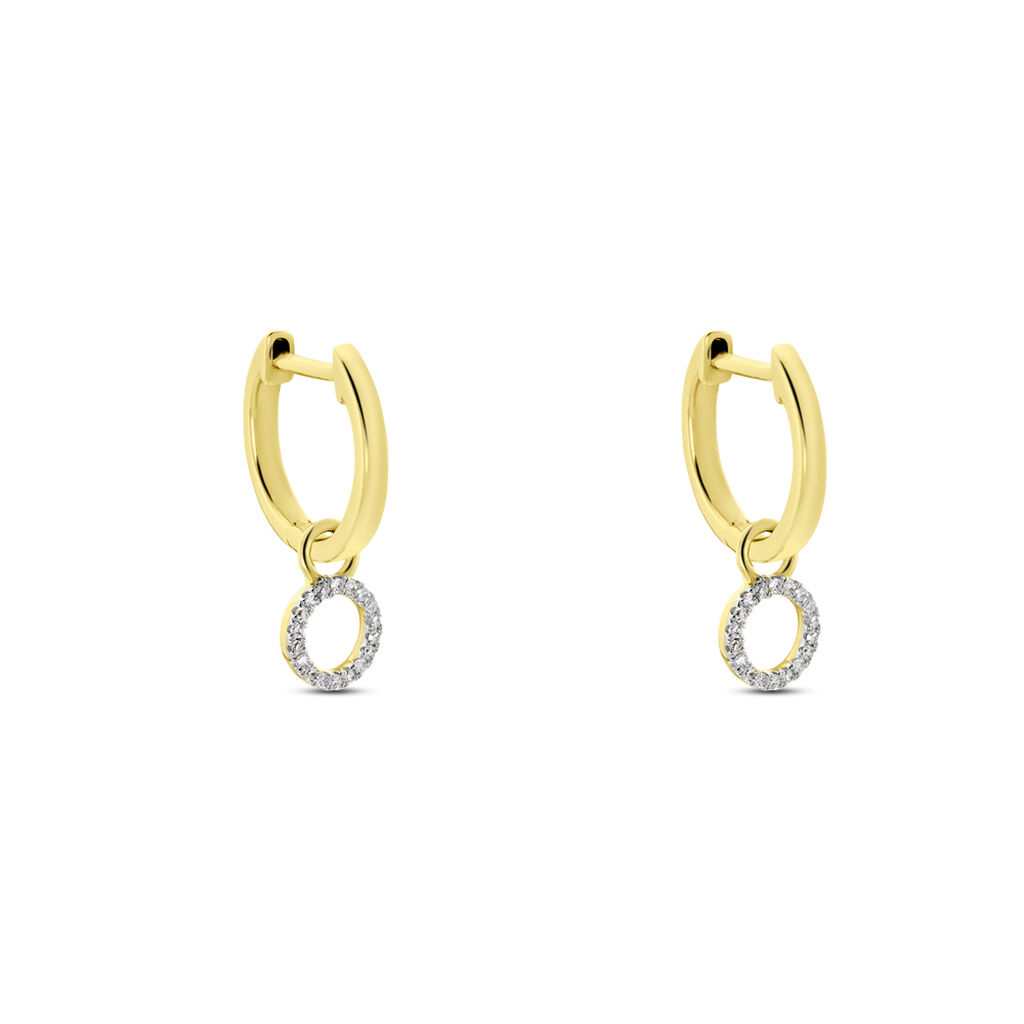 Créoles Or Jaune Gaila Diamants