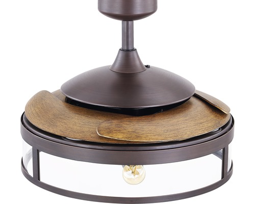 Fanaway Classic plafondventilator Ø 122 cm antiek/donker met afstandsbediening, zomer- en winterfunctie