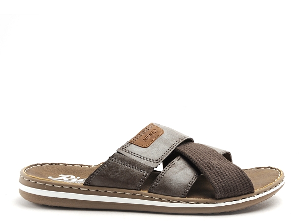 Rieker mules et sabots homme 21092 marron
