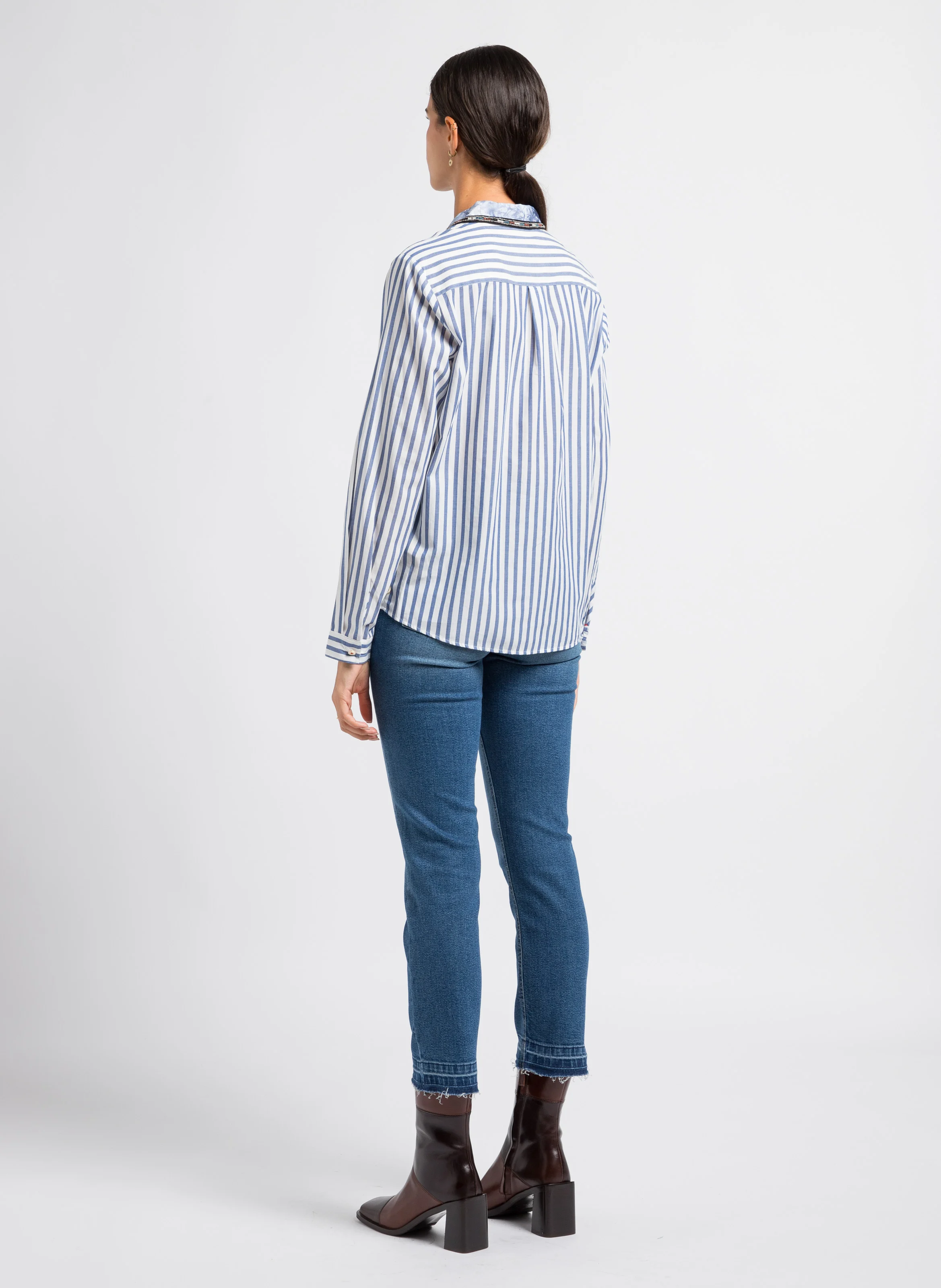 Bottines en cuir | Marron