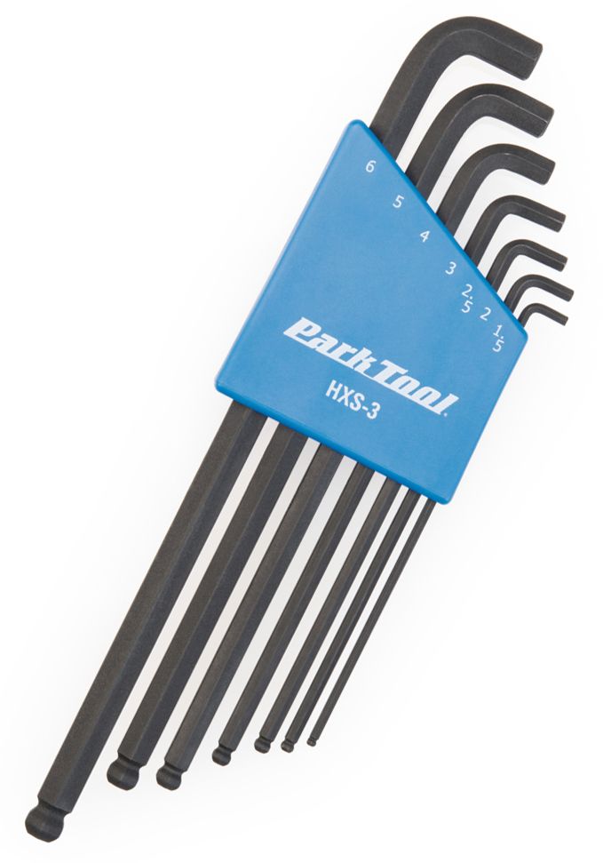 Park Tool HXS-3 Stubby Innensechskant-Winkelschlüssel-Set kaufen | Bike-Discount