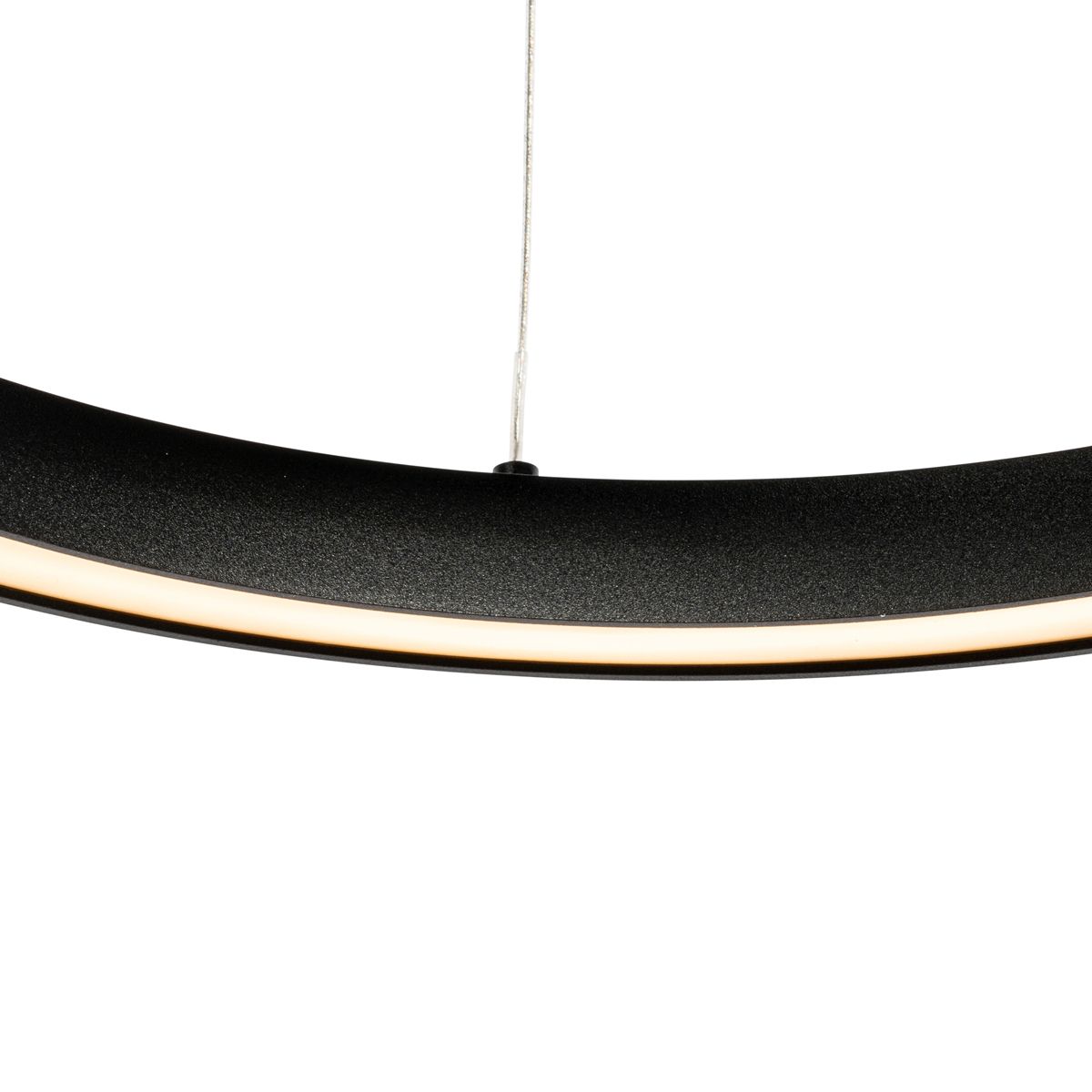 Hanglamp zwart 40cm incl. LED 3-staps dimbaar - Girello