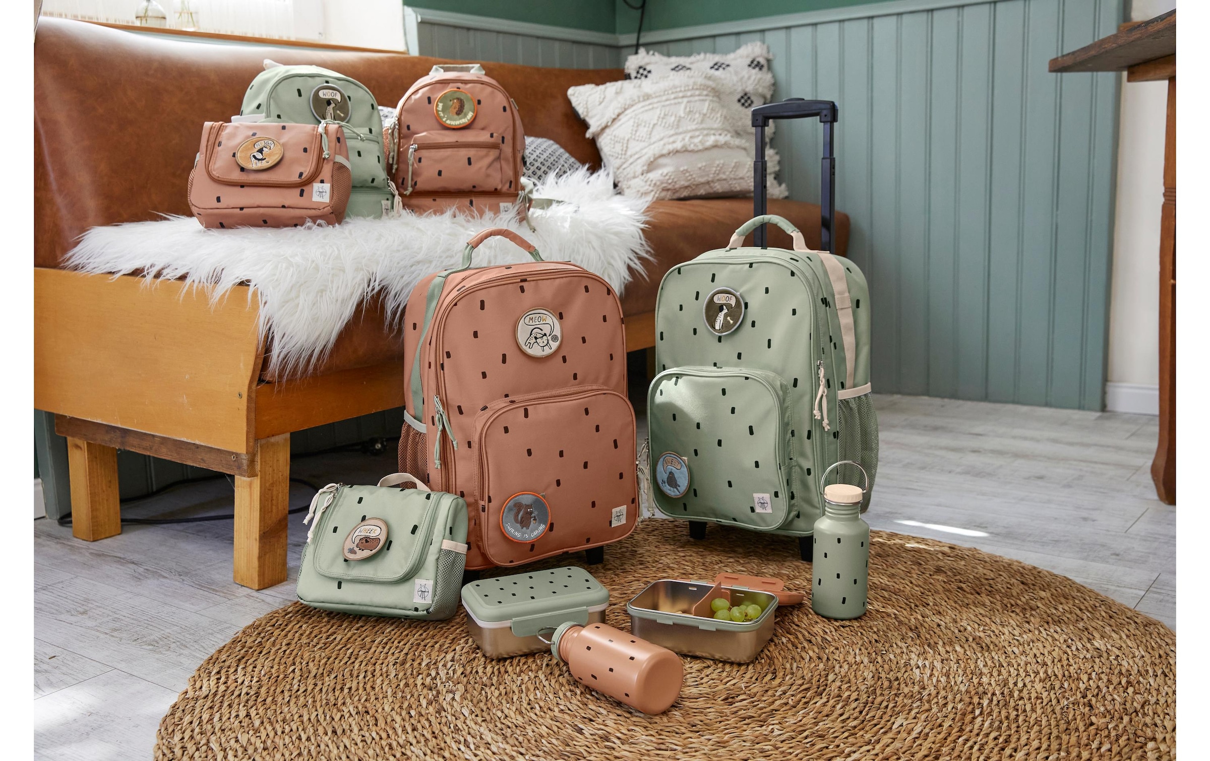 LÄSSIG Kinderkoffer »Happy Prints« 22 l