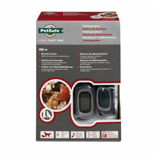 Collier de dressage et d'éducation PetSafe pour chien portée 100 m