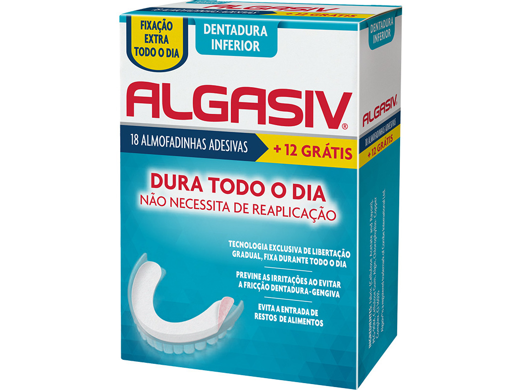 ALMOFADA SALGASIV ADESIVAS INFERIOR 18UN  12UN