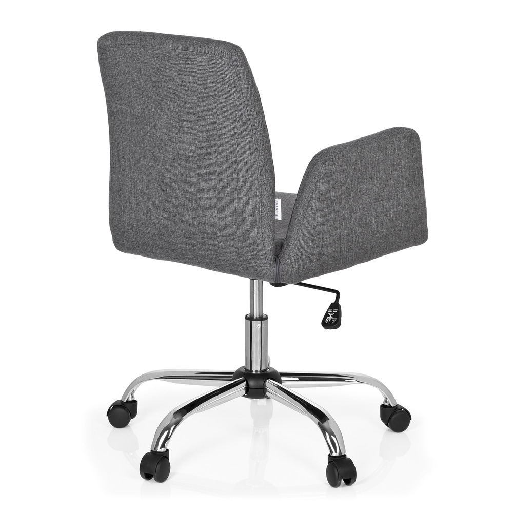 Home Office Bürostuhl FLOW Stoff mit Armlehnen hjh OFFICE