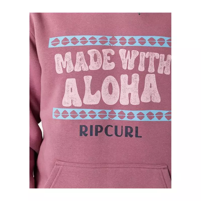 Sweat RIPCURL Down The Line Fp Hooded Mauve