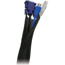 Gaine pour câble, en tissu,  1,80 m