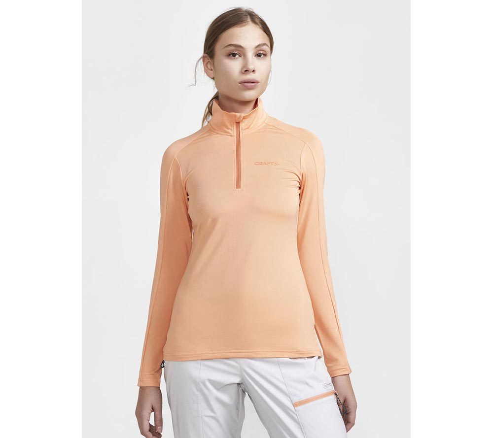 Craft CORE Gain Midlayer Lange Mouwen Oranje/Oranje Dames