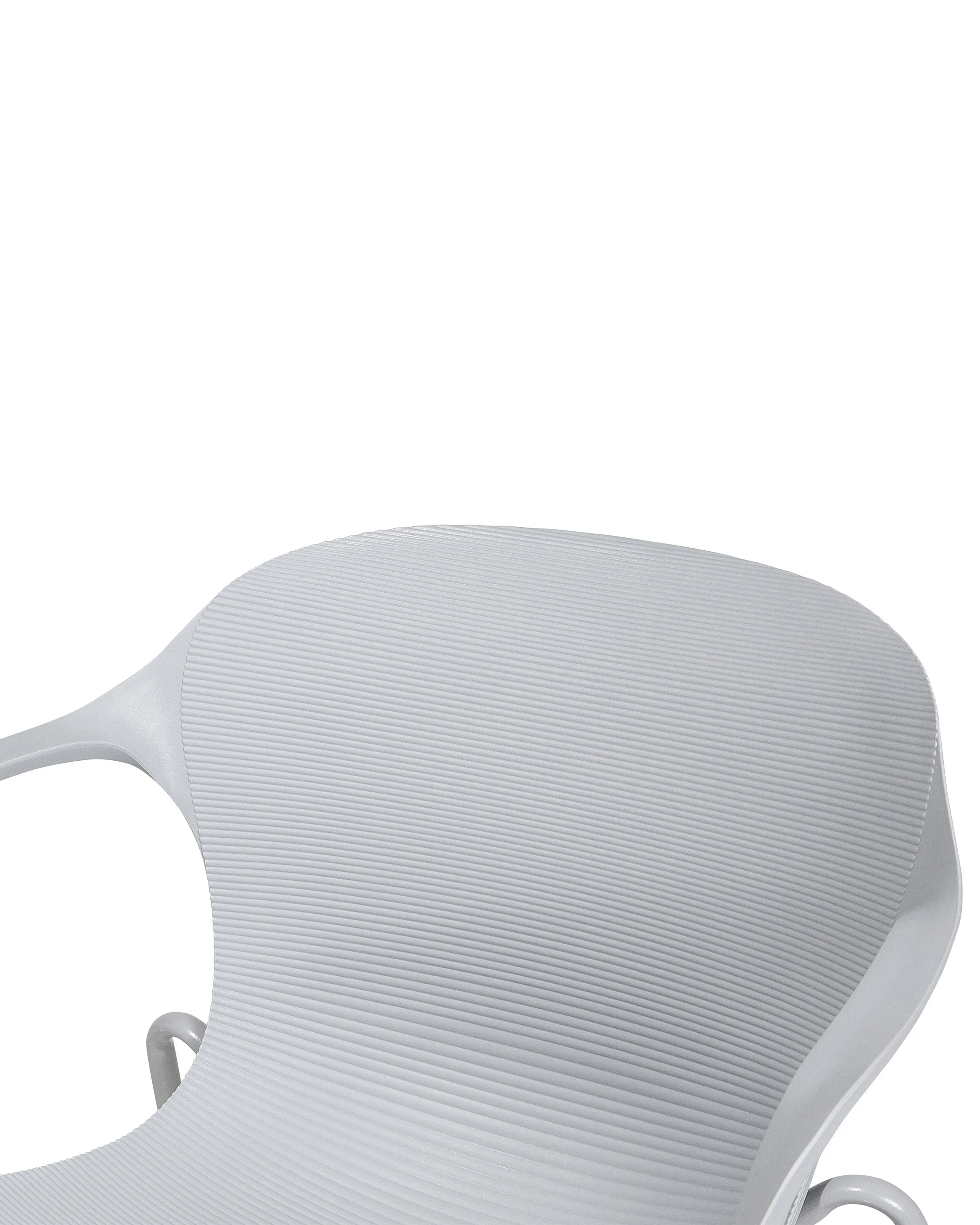 Set van 2 eetkamerstoelen ELBERT Lichtgrijs