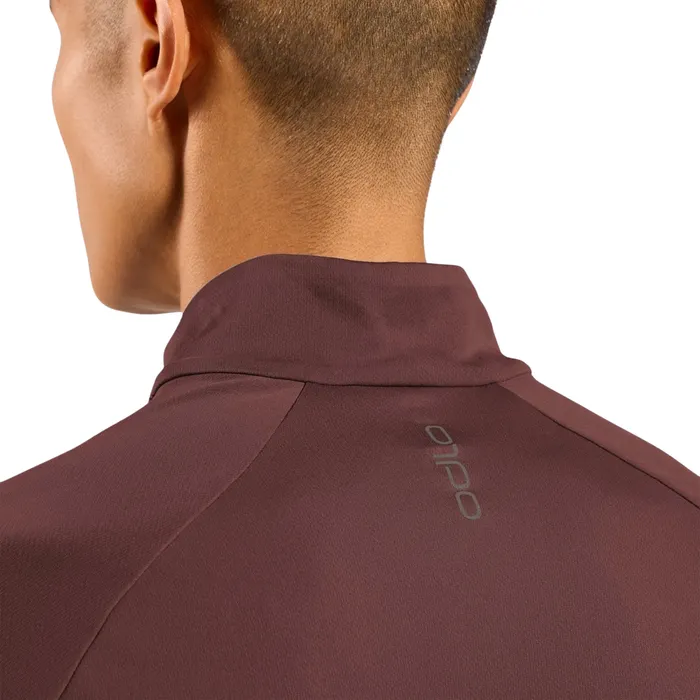 Odlo Midlayer Essential Ceramiwarm 1/2 Zip Hardloopshirt Heren