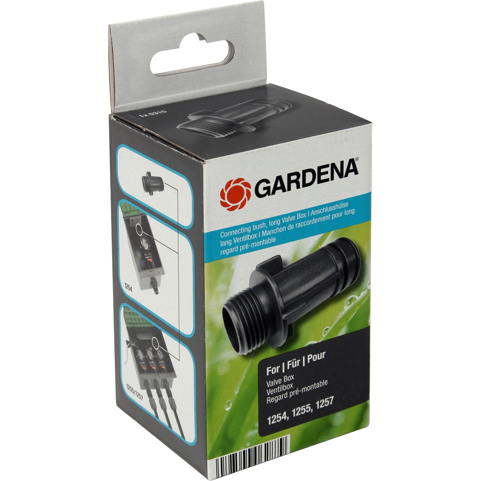 GARDENA Verbindung Anschlusshülse lang, für Ventilbox