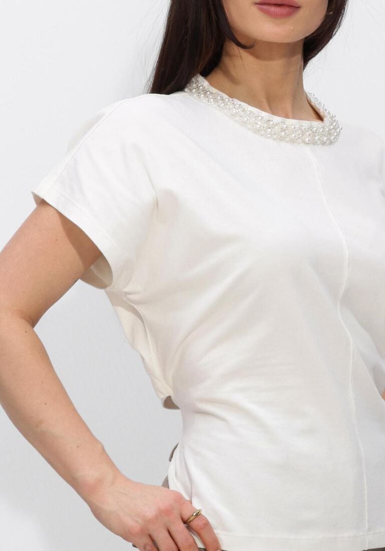 gebroken wit bruuns bazaar top alnusbbverena blouse
