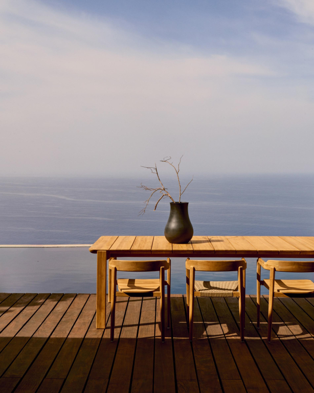 Kave Home Icaro tuintafel 280x112 teak