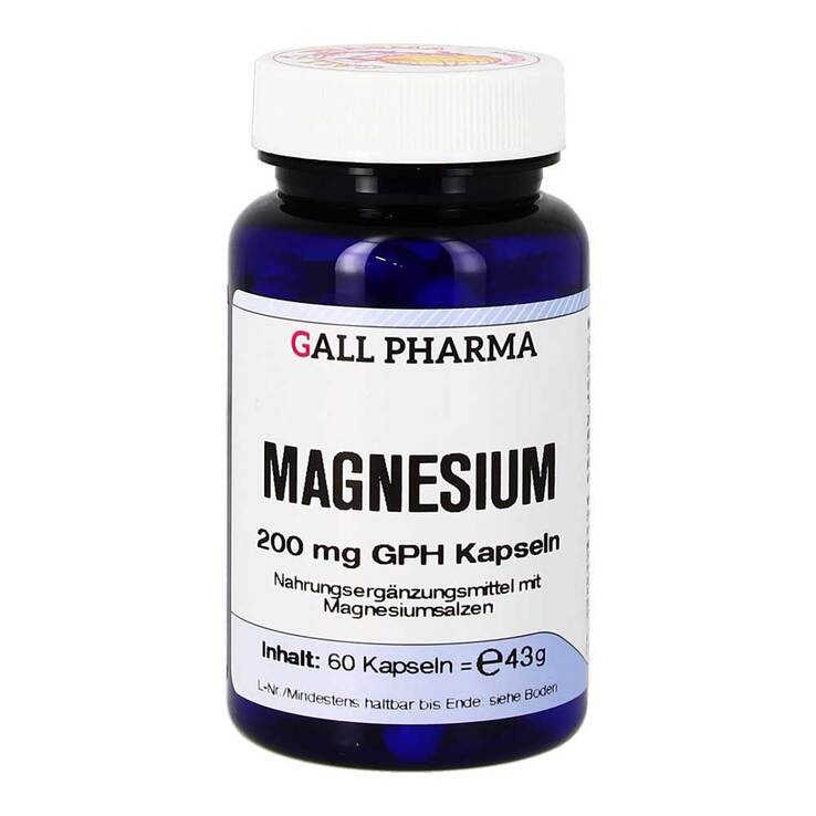 Magnesium 200 mg GPH Kapseln, 60 St