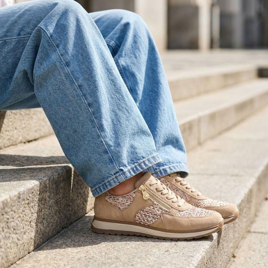 Rieker Sneakers Laag Sneakers Laag Beige