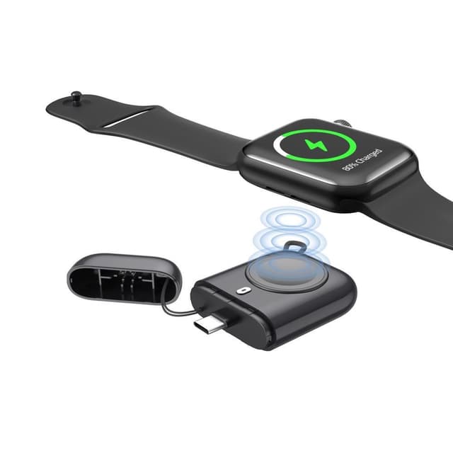 Trådløs oplader Powerbank til Apple Watch Serie 7/6/5/4/3/2/1