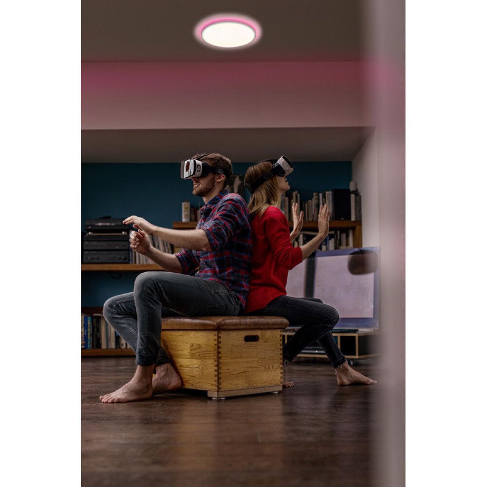 PLAFOND LEDVANCE ORBIS SLIM SMART+ WIFI 23,5CM RGBTW SVART