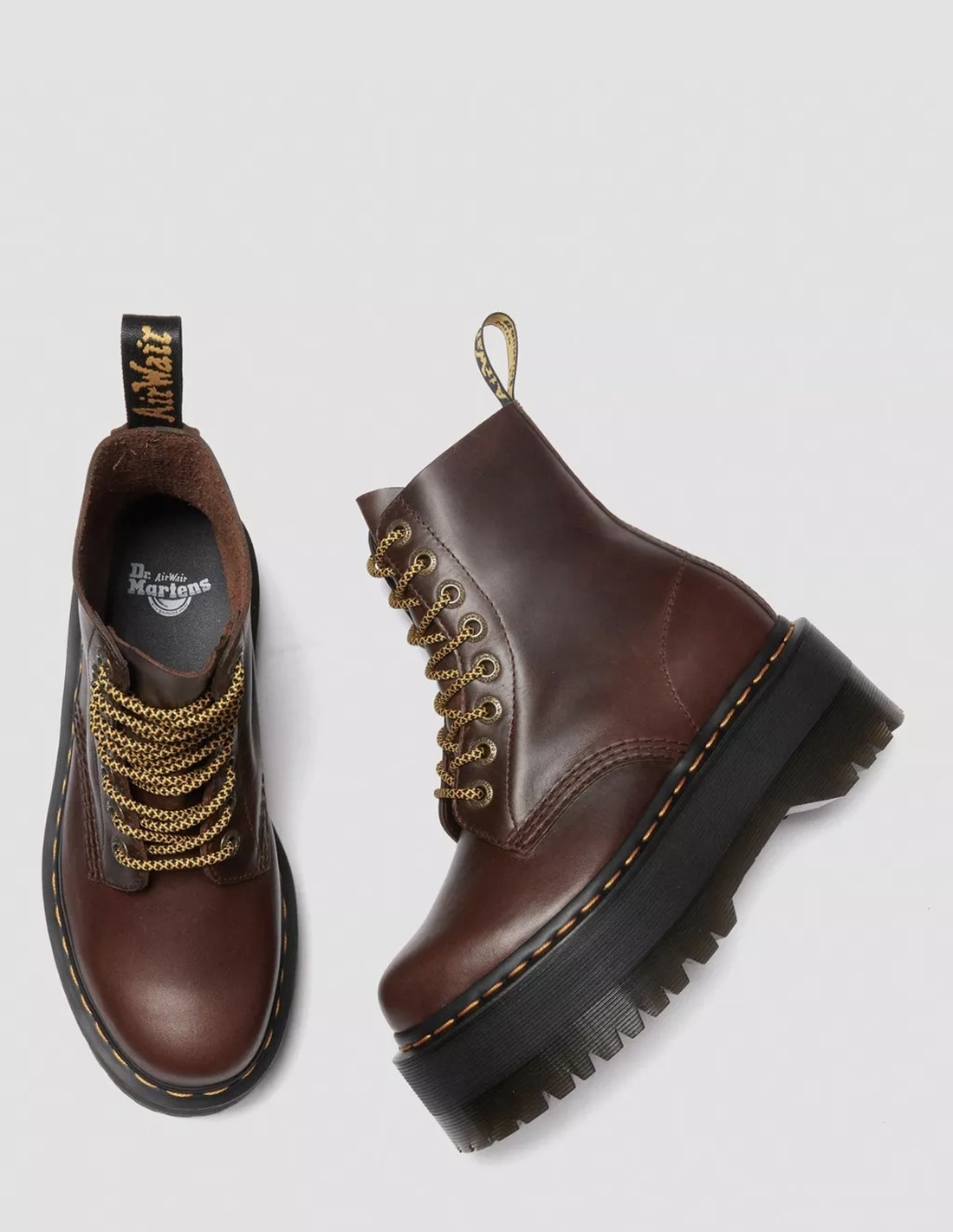 dr martens bottine femme marron