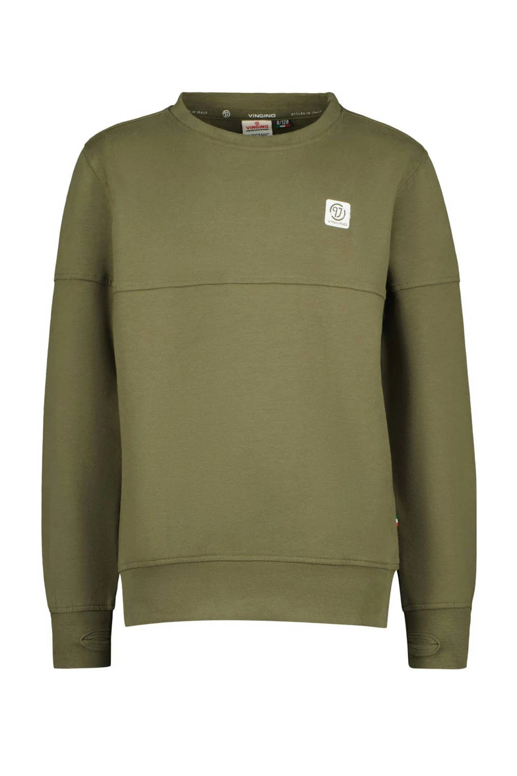 Vingino sweater army groen