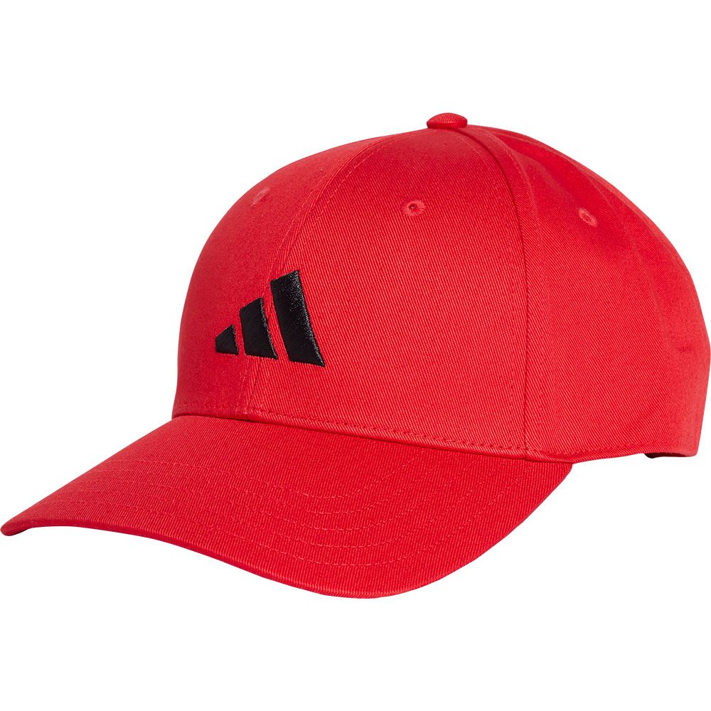 adidas New Logo Baseball Kappe Kinder pure ruby