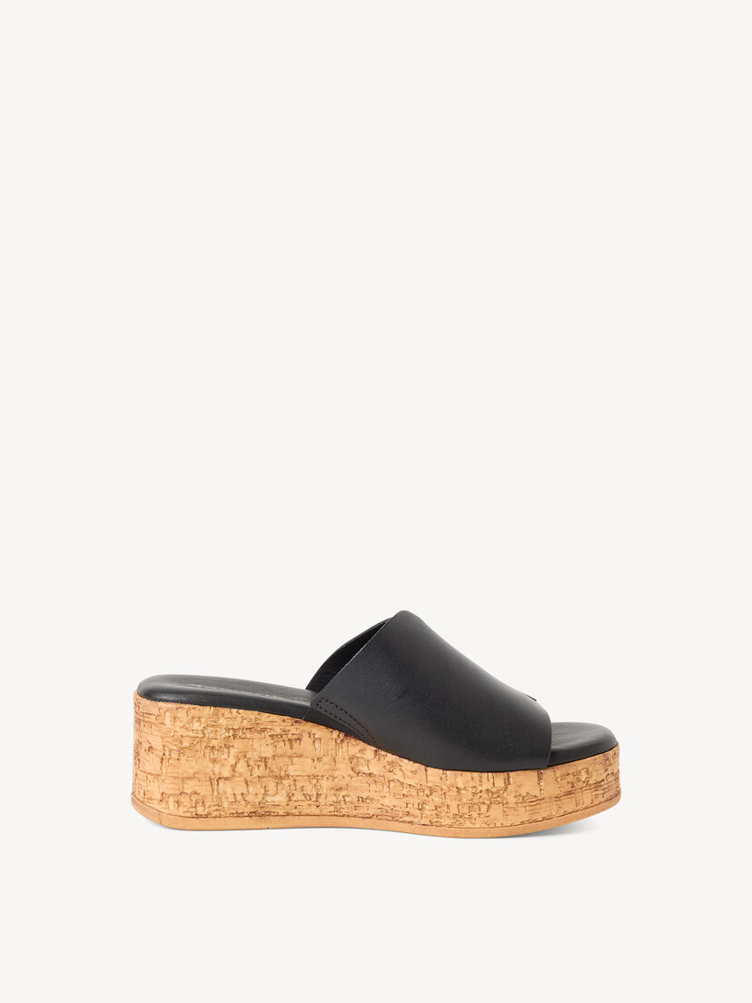 Leren Slipper - zwart