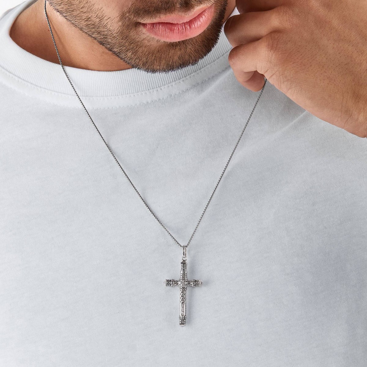 Pendentif Thomas sabo Croix Argent