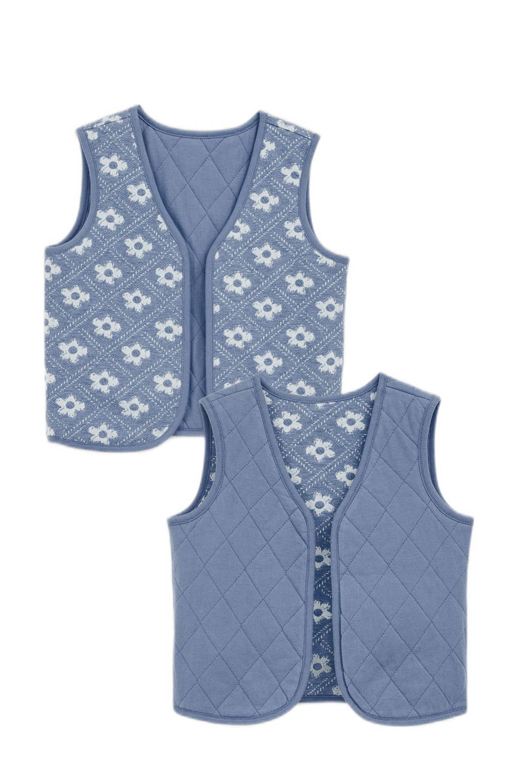 WE Fashion gilet blauw