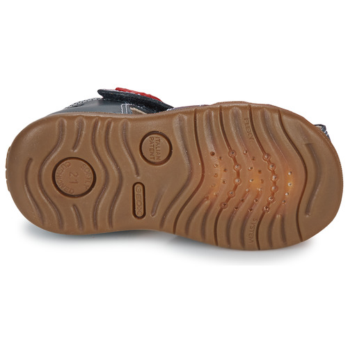 Geox - B SANDAL MACCHIA BOY - Bleu / Jaune