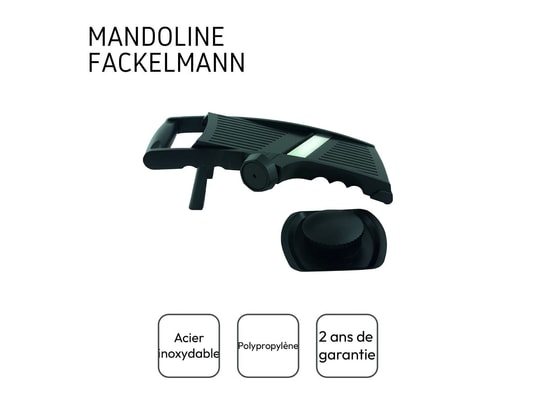 FACKELMANN - Mandoline professionnelle pour trancher et râper handmade tr...