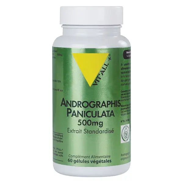 Vit'all+ Andrographis Paniculata 500mg 60 cápsulas vegetais