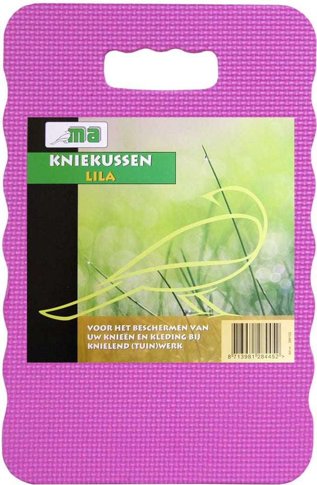 Kniekussen paars 40 x 25 x 1,5 cm
