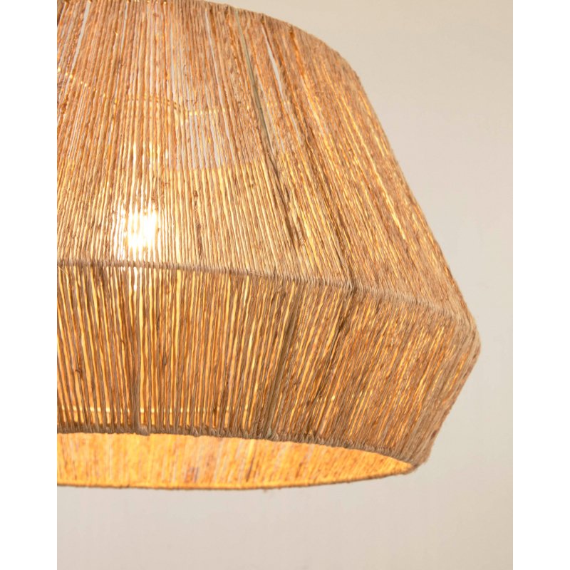 Abat-jour pour suspension Crismilda 100% jute finition naturelle Ø 50 cm