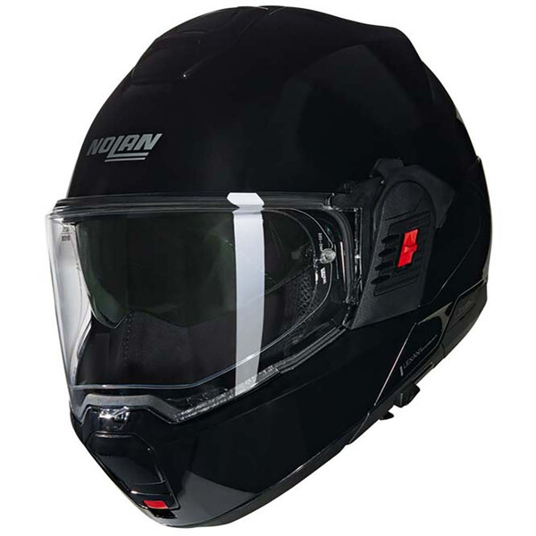 Nolan - Casque N120-1 Classico N-Com Noir Brillant