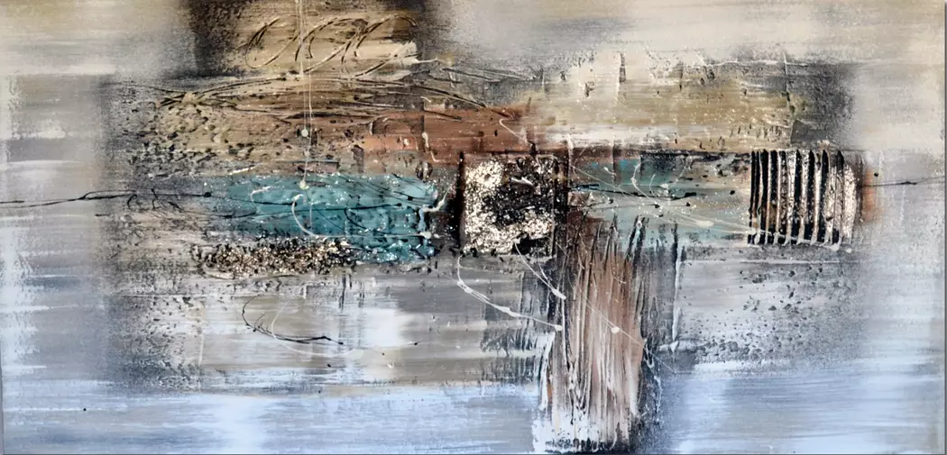 Wandbild 100 x 50 cm Abstract